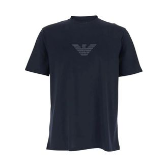 Emporio Armani Mb 561 Navy Eagle Logo - Heren - T-shirts - Blauw - XL - Tops