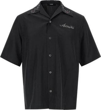 Amiri Black Amiri Stud Camp Shirt