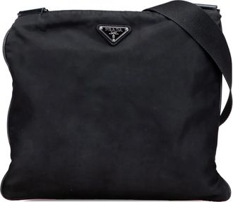 Prada 2013-2025 Tessuto Zip Top crossbody bag - Black