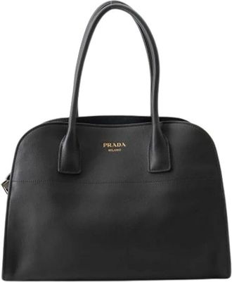Prada Pre-owned Tote Bag - Dames - Vintage Shopper - Zwart - ONE Size - Leer - Vintage