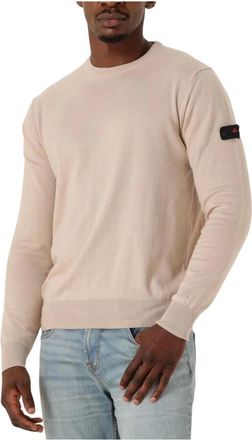 Peuterey Heren, Truien, Beige, Maat: M Katoen