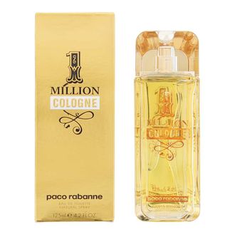 Paco Rabanne Mens 1 Million Cologne Eau de Toilette 125ml Spray for Him - Orange - One Size