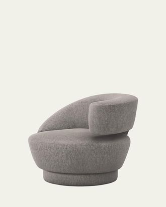 Interlude Home Arabella Right-Arm Swivel Chair