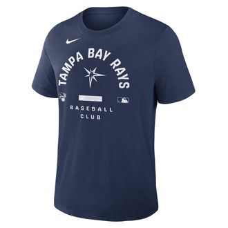 Nike Tampa Bay Rays Authentic Collection Early Work Nike Mens Dri-FIT MLB T-Shirt in Blue | 034J44BTPA-HXK