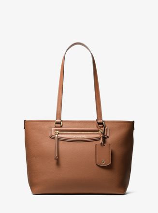 Michael Kors Jet Set Travel Medium Pebbled Leather Tote Bag