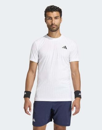 adidas adidas Performance - Tennis Climacool+ Airchill Freelift - T-shirt bianca-Bianco