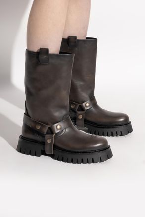 Golden Goose Kurt Chunky Ankle Boots, Womens, Brown