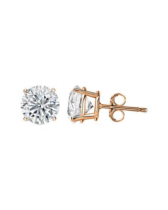 Diana M. Jewels Fine Jewelry 14K Rose Gold 3.00 Ct. Tw. Diamond Studs