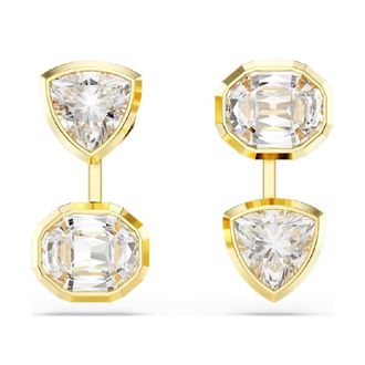 Swarovski Imber Gold-Plated Asymmetrical Earrings