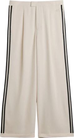 adidas Three Stripes Track Pants - Heren - Trainingsbroeken - Beige - L - Katoen - Fitness