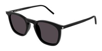 Saint Laurent SL 623 Asian Fit 001 Mens Sunglasses Black Size 49 - Free RX Lenses - Free RX Lenses