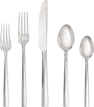Fortessa Sonia Flatware - Set Of 20 In Silver