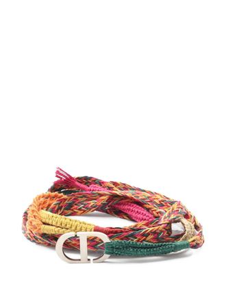 Dior CD belt - women - Fabric - One Size - Green