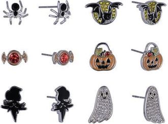 Hallmark Halloween 6pk Stud Earrings in Orange at Nordstrom