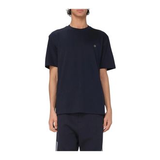 HUGO BOSS T-Shirts, male, Blue, M, Short Sleeve Crew Neck T-shirt