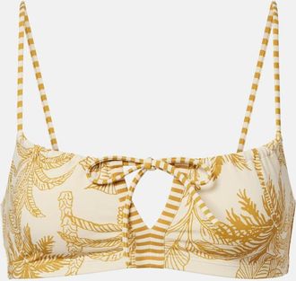 Eres Top bikini Reve con stampa