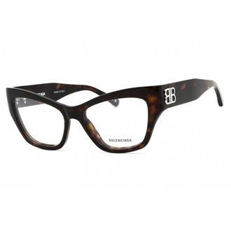 Balenciaga Ladies Brown Cat Eye Eyeglass Frames BB0362O