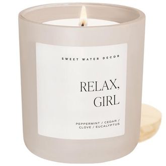 Sweet Water Decor Spring and Summer 15 oz Candles in Relax Girl at Nordstrom