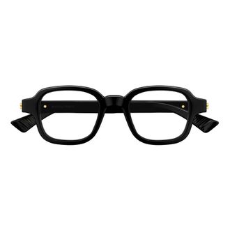 Bottega Veneta Glasses, unisex, Black, Size: 48 MM Bv1462O Optical Frame