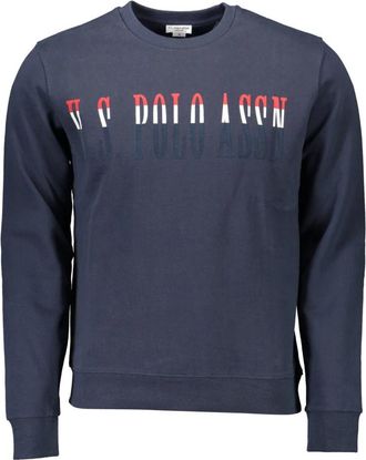 U.S.Polo Association Sweatshirt met lange mouwen - Heren - Sweatshirts - Blauw - 2XL - Katoen - Hoodies & sweatvesten