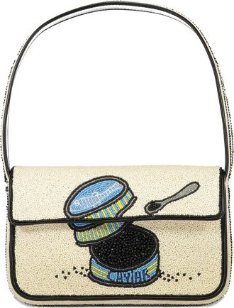 Staud Borsa a spalla Tommy con stampa - Toni neutri