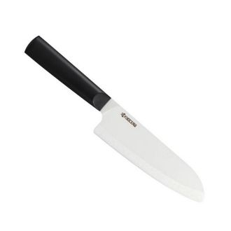 Kyocera Cuchillo Santoku Con Hoja De Cer&aacute;mica Negra De 16 Cm - Tk-160wh-bk - Kyocera
