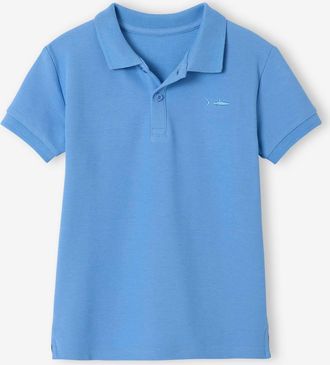 Vertbaudet Jungen Poloshirt, kurze Ärmel blau