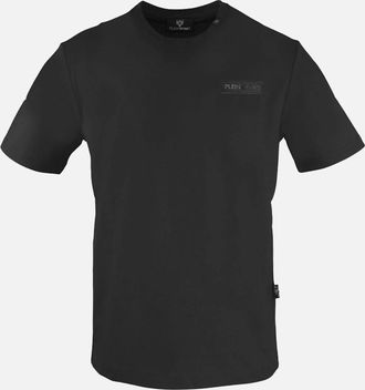 Philipp Plein Mens Plein Sport Circle Logo On Back Black T Shirt - Size: 38