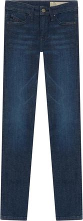 Diesel Donkere Slim Denim Jeans - Dames - Slim Fit Jeans - Blauw - W24 - Denim - Jeans