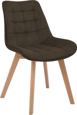 Clp Silla De Comedor Brook Cord Marr&oacute;n