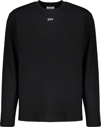 Off-white long-sleeve T-shirt - Black
