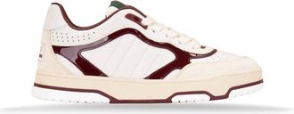 Gucci Sneakers, female, White, Size: 6 1/2 US Perforated Round-Toe Sneakers