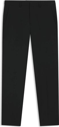 HUGO BOSS Hesten Straight Broeken - Heren - Nette broeken - Zwart - 2XL - Wol - Broeken