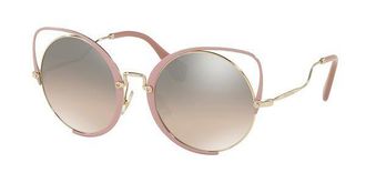 Miu Miu MU51TS C5R4P0 Womens Sunglasses Gold Size 54