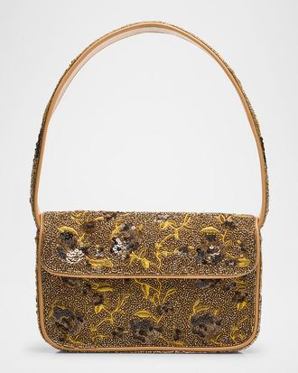 Staud Tommy Beaded Shoulder Strap