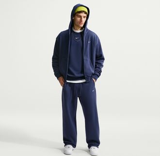 Nike Mens Solo Fleece Bungee Pants in Blue | IX1934-410