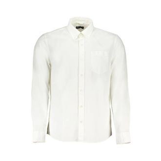 North Sails Shirt met lange mouwen - Heren - Casual Overhemden - Wit - S - Katoen - Overhemden