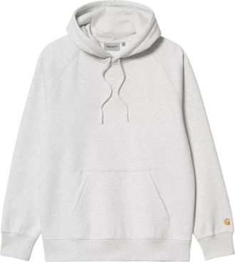 Carhartt Work in Progress Hooded Chase Sweatshirt - Heren - Hoodies - Wit - XL - Katoen - Hoodies & sweatvesten