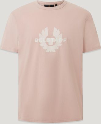Belstaff Surface T-shirt Mens Cotton Jersey Dusk Pink Size 2XL