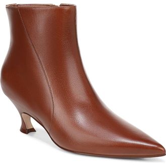 Naturalizer Patrese Pointed Toe Kitten Heel Bootie in Caramel Brown at Nordstrom Rack, Size 5
