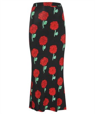 Versace Jeans Couture Floral Print Skirt