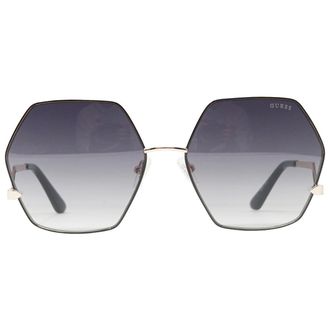 Guess Hex abstracte zwarte zonnebril