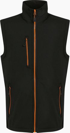 Regatta Mens Regatta Professional Mens Softshell 2 Layer Body Warmer - Black - Size: 44/Regular