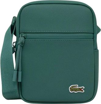 Lacoste Borsa a tracolla piccola piatta Lcst - - Bags - Uomo - Verde - ONE SIZE