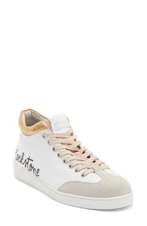 Blackstone RL89 Mid Top Sneaker in White/cameo Rose at Nordstrom, Size 10Us