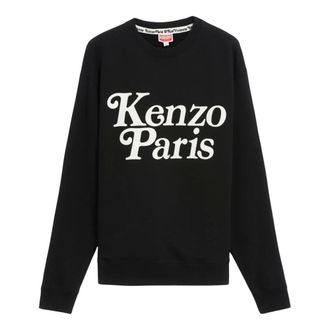Kenzo Heren, Sweatshirts & Hoodies, Zwart, Maat: S Katoen