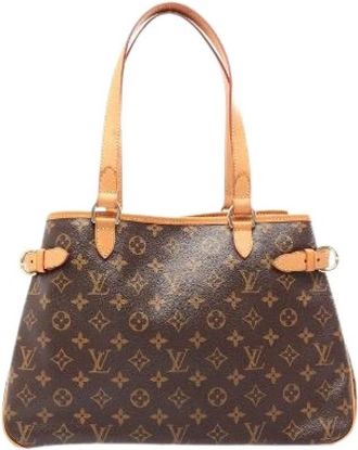 Louis Vuitton Pre-owned Batignolles Horizontal Monogram Schoudertas - unisex - Vintage Schoudertas - Bruin - ONE Size - Leer - Vintage
