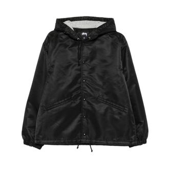 St&uuml;ssy Light Jackets, male, Black, Size: S Stussy Jackets Black