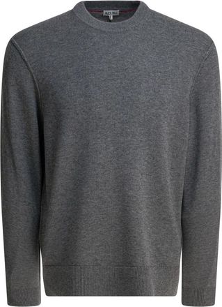 Alex Mill Reverse Seam Crew - Heren - Ronde hals truien - Grijs - 2XL - Katoen - Truien & Vesten