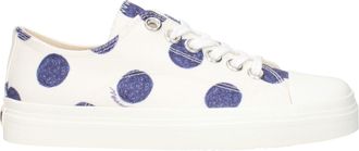 Moschino Witte Stoffen Lage Sneakers